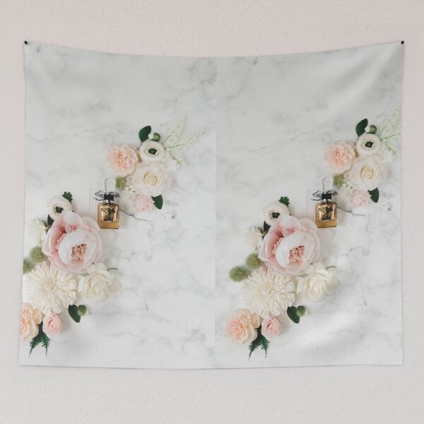 Item preview, Luxury Perfume Bottle & Elegant Rose Flowers designed and sold by newburyboutique.