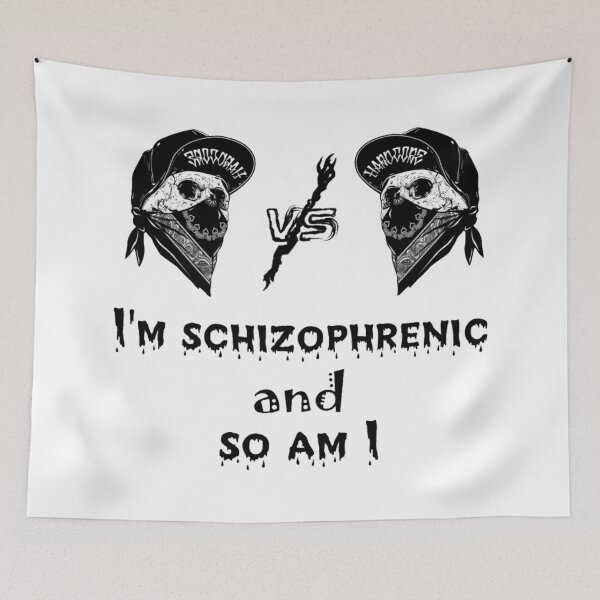 Item preview, I'm schizophrenic unisex Humor funny  t-shirt.  designed and sold by Sloyar.