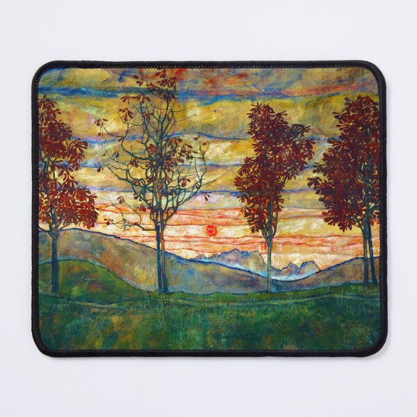 Item preview, Egon Schiele "Four trees", 1917 designed and sold by Alexandra Dahl.