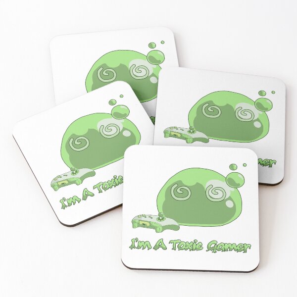 Item preview, Cute Green Cartoon Slime Toxic Gamer Console version designed and sold by TheFoxyWolfShop.