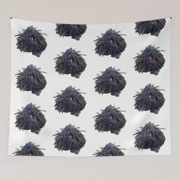 Item preview, Hungarian Puli Puppy Dog Dreadlocks designed and sold by Elarex.