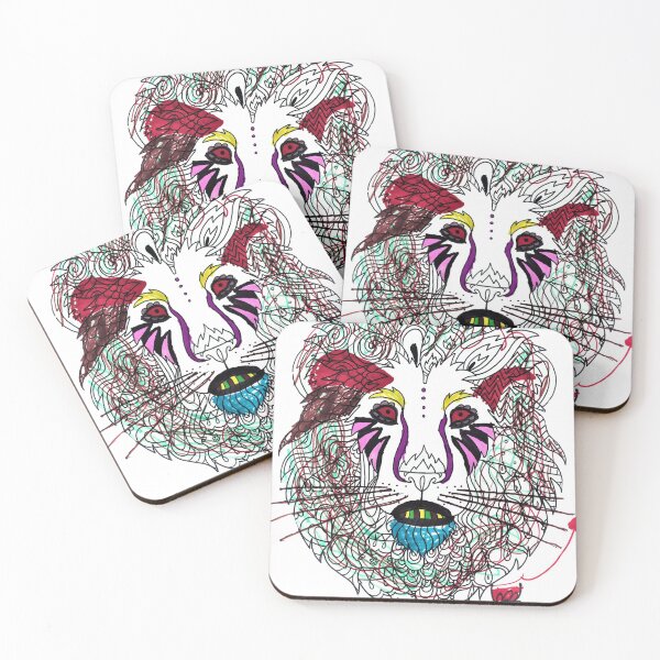 Item preview, Moni's Lion abstract designed and sold by apparelnice.