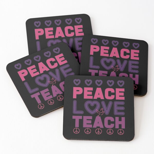 Item preview, PEACE LOVE  TEACH designed and sold by TeyMank.