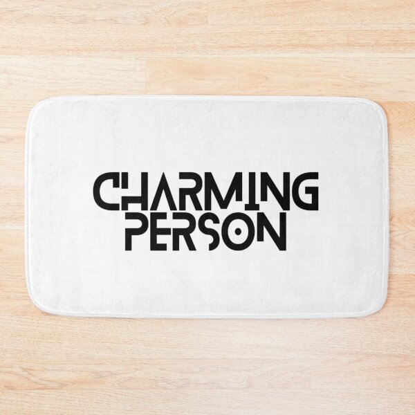 Item preview, Charming Person Lovely Motivation Inspiration Cute Good Personality Typographic Slogans Lines Man’s & Woman’s  designed and sold by Wanneer T-shirts Praten.