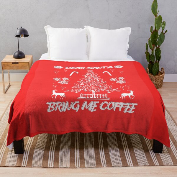 Item preview, Dear Santa Bring Me Coffee designed and sold by coloronym.