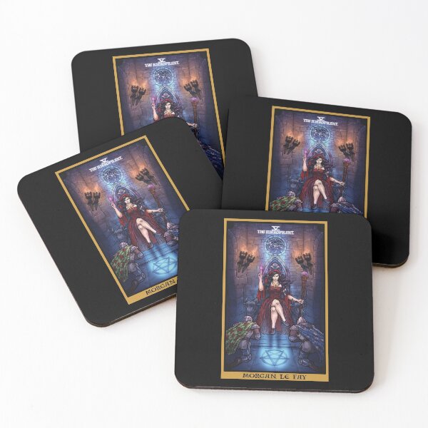Item preview, Morgan Le Fay La carta del tarot del Hierofante designed and sold by TheGhoulishGarb.