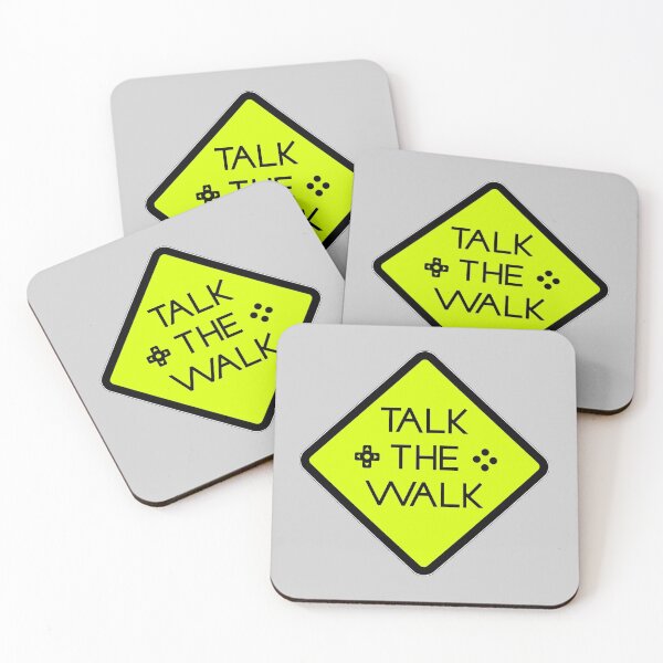 Item preview, Talk The Walk Road Sign Logo designed and sold by BossRushGames.