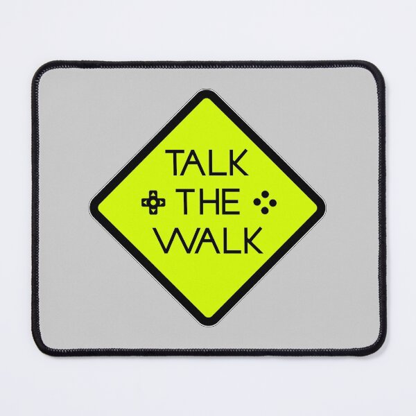 Item preview, Talk The Walk Road Sign Logo designed and sold by BossRushGames.