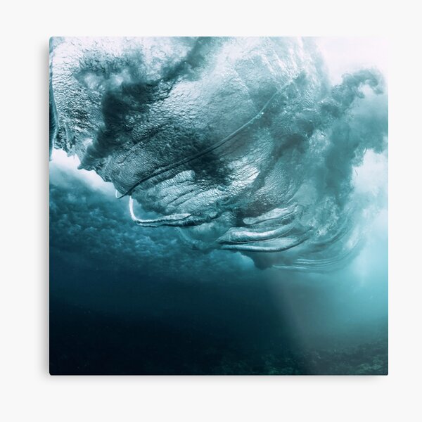 ocean wave underwater wave Metal Print