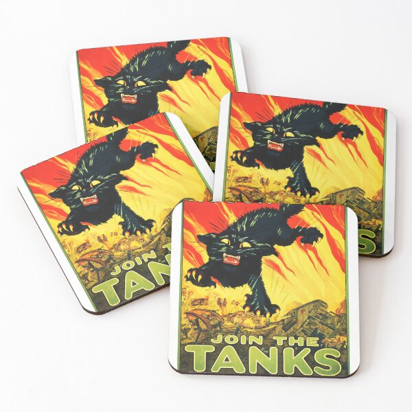 Item preview, Treat &x27;Em Rough! Join The Tanks US Tank Corps Recruitment Advertisement Classic designed and sold by SueRay.