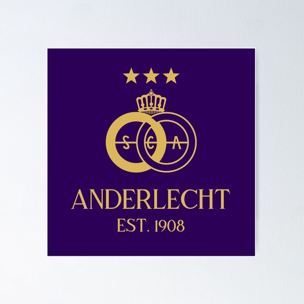 football poster RSC Anderlecht v Standard Liege finale coupe de