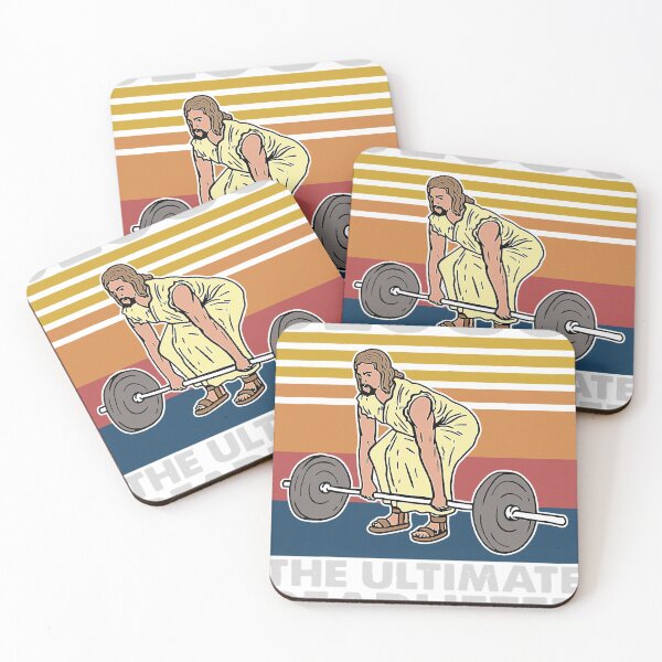 Item preview, Vintage Jesus The Ultimate Deadlifter Funny Workout Gym Retro Edition Gift Classic designed and sold by SueRay.