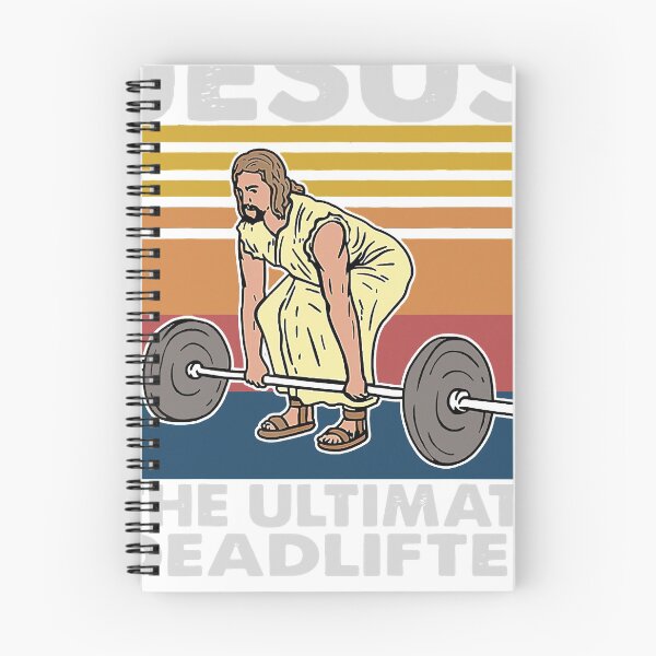 Item preview, Vintage Jesus The Ultimate Deadlifter Funny Workout Gym Retro Edition Gift Classic designed and sold by SueRay.