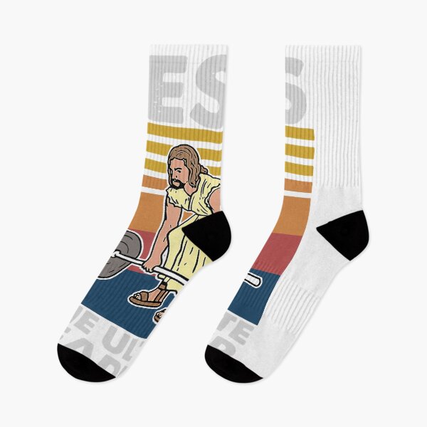Item preview, Vintage Jesus The Ultimate Deadlifter Funny Workout Gym Retro Edition Gift Classic designed and sold by SueRay.