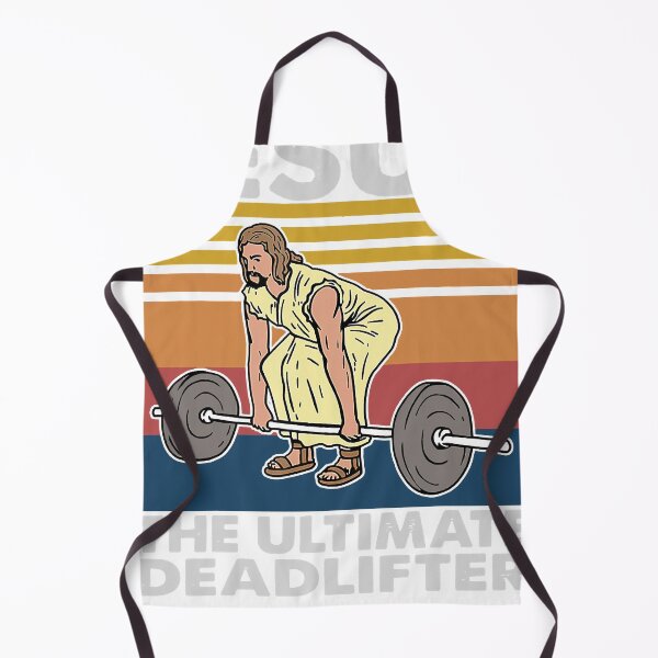Item preview, Vintage Jesus The Ultimate Deadlifter Funny Workout Gym Retro Edition Gift Classic designed and sold by SueRay.
