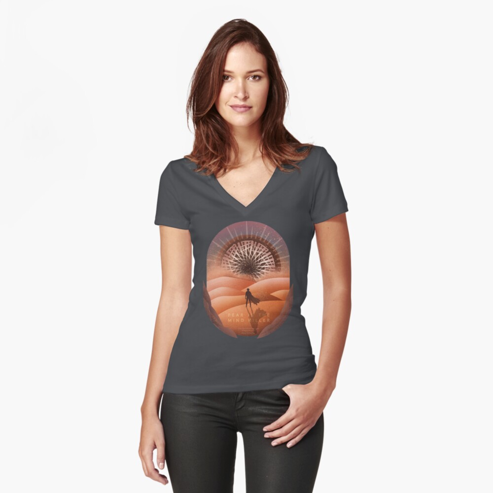 Item preview, Fitted V-Neck T-Shirt designed and sold by VEROfojt.