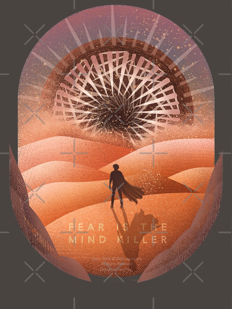 Thumbnail 7 of 7, Classic T-Shirt, Dune / Fear is the mind killer designed and sold by VEROfojt.