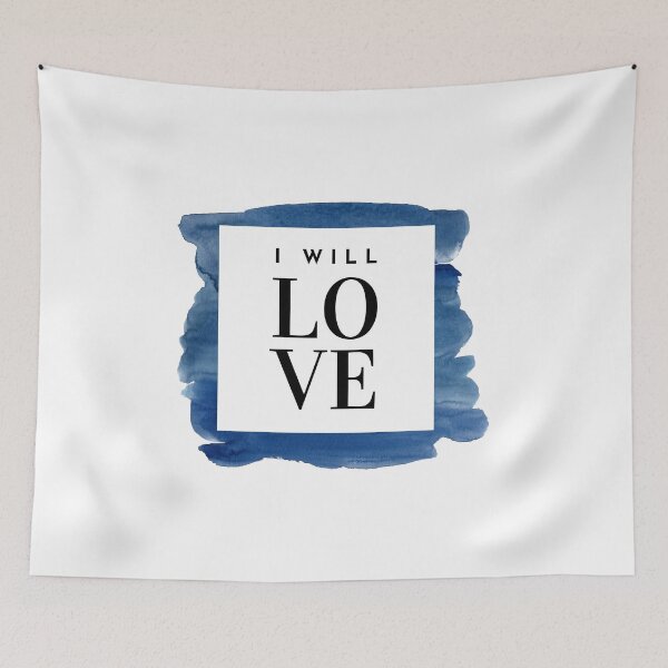 Item preview, I Will Love - Mother Teresa Quote designed and sold by opptop.