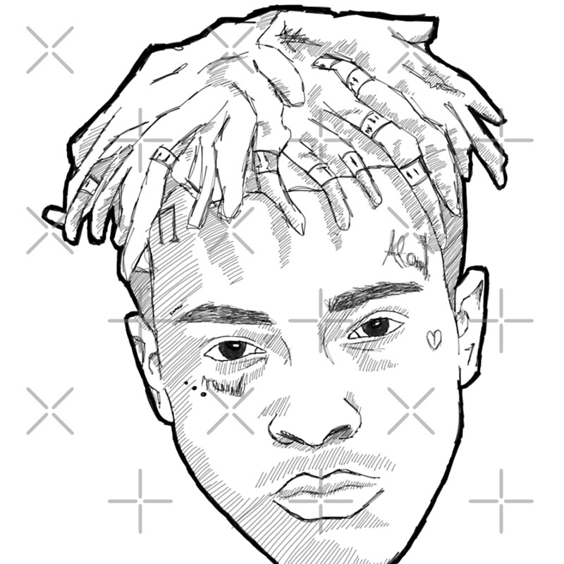 XXXTENTACION HEAD" Spiral Notebooks by TheHoodgirl | Redbubble