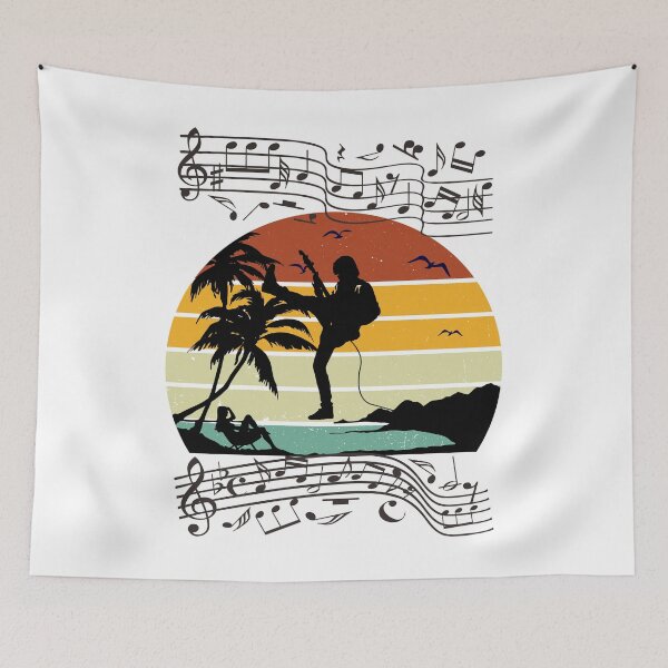Item preview, Electric Guitar Sunset designed and sold by MottoDigging.