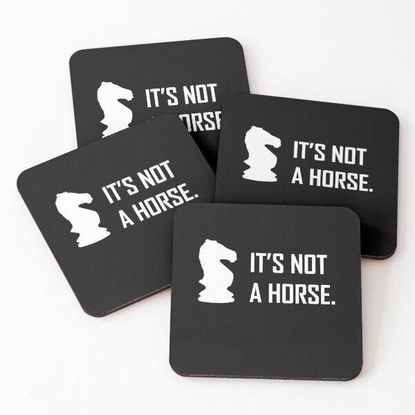 Item preview, It's Not A Horse Funny Chess designed and sold by spherevilla.