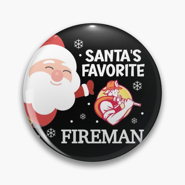 Item preview, Santa's Favorite Fireman designed and sold by koonam.
