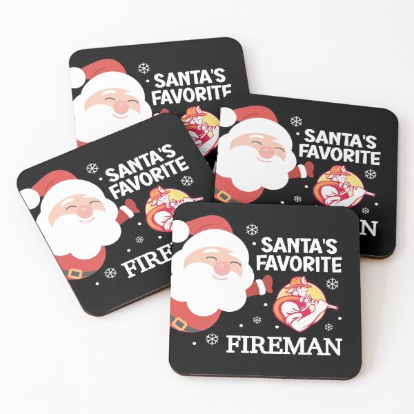 Item preview, Santa's Favorite Fireman designed and sold by koonam.