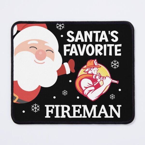 Item preview, Santa's Favorite Fireman designed and sold by koonam.