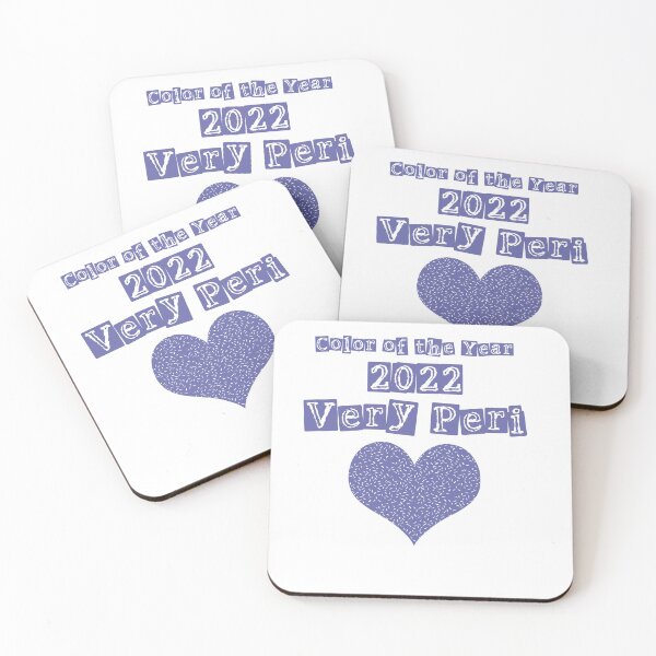 Item preview, VERY PERI Color of the year the year 2022 heart new years eve DESIGN designed and sold by ozcushions.