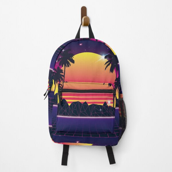 Item preview, Flaming Sunset 80s Synthwave designed and sold by MaiZephyr.