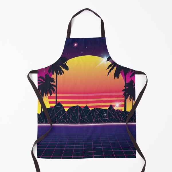 Item preview, Flaming Sunset 80s Synthwave designed and sold by MaiZephyr.