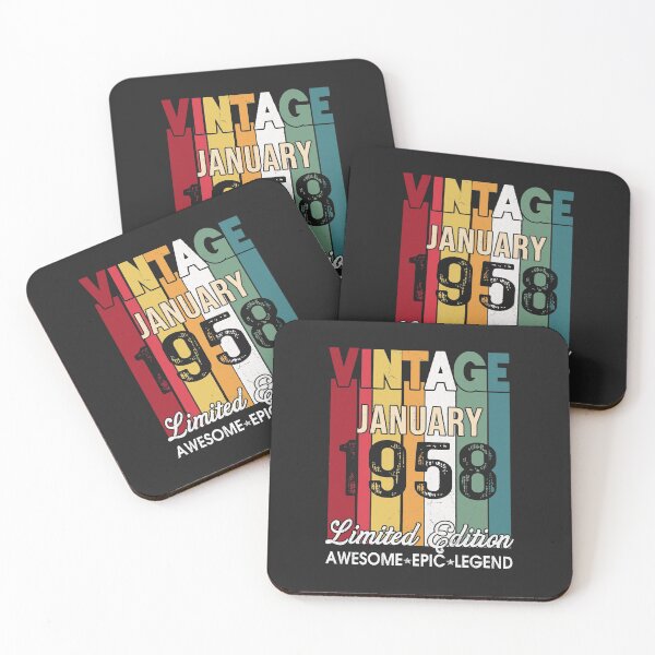Item preview, Vintage January 1958 Limited Edition 64th Birthday Gifts designed and sold by Siosaia88.