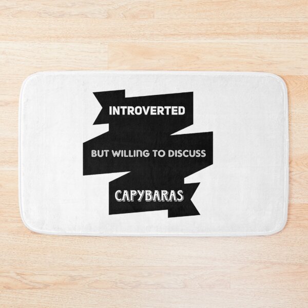 Item preview, Introverted but willing to discuss capybaras t-shirt Unisex.  designed and sold by Sloyar.