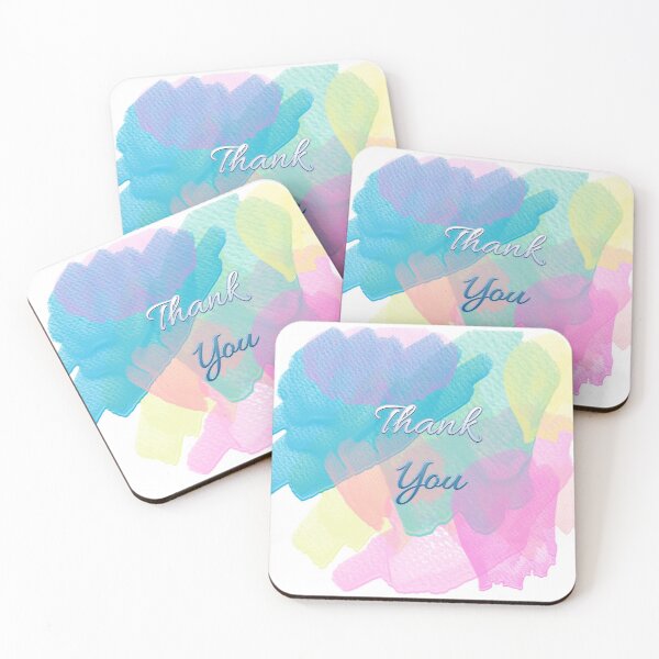 Item preview, Thanks in pastel colors  designed and sold by Photorebelle.