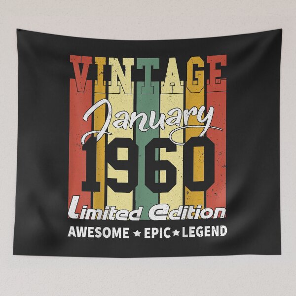 Item preview, Vintage January 1960 Limited Edition Birthday Gift designed and sold by Siosaia88.