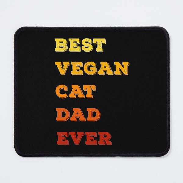 Item preview, best vegan cat dad ever 2 designed and sold by MichelleMedin.