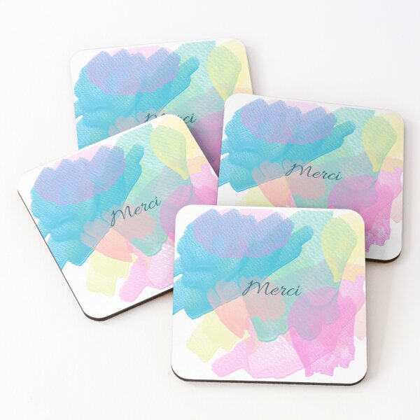 Item preview, Copie de Thanks in pastel colors  designed and sold by Photorebelle.