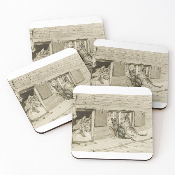Item preview, Beatrix Potter Vintage Cat Illustration  designed and sold by Pinkmagenta.
