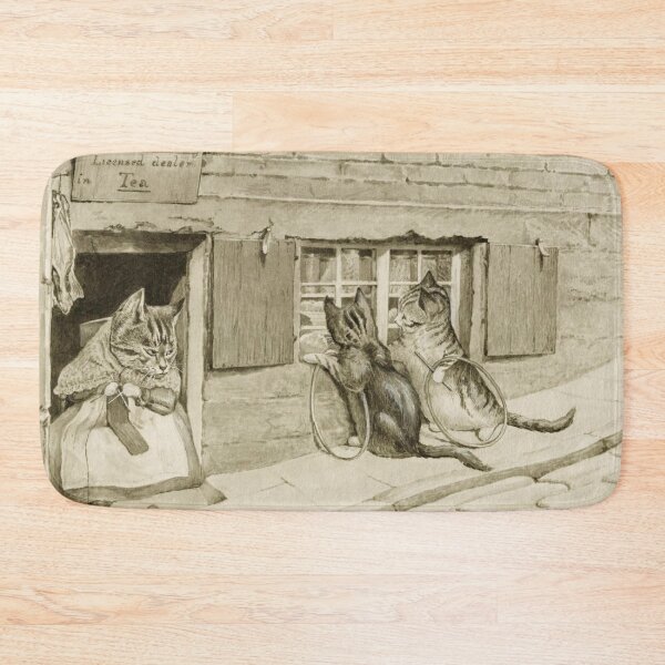Item preview, Beatrix Potter Vintage Cat Illustration  designed and sold by Pinkmagenta.