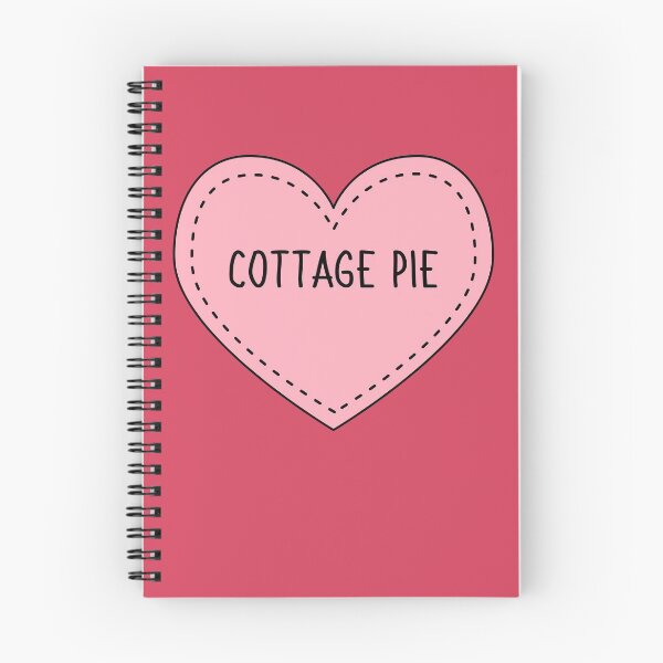 Item preview, Cottage Pie Cute Pink Heart Stitches British Food designed and sold by cashewdays.