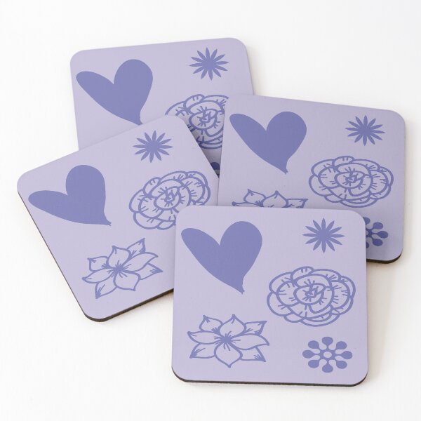 Item preview, VERY PERI Color of the year the year 2022 SHAPES FOR STICKERS designed and sold by ozcushions.