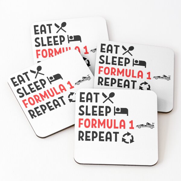 Item preview,  Eat Sleep Formula Repeat  Funny Formula 1 Racing Sayings designed and sold by chetan786.