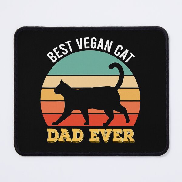 Item preview, Retro Vintage Best Vegan Cat Dad Ever designed and sold by MichelleMedin.