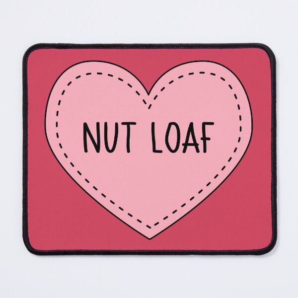 Item preview, Nut Loaf Cute Pink Heart Stitches British Food designed and sold by cashewdays.