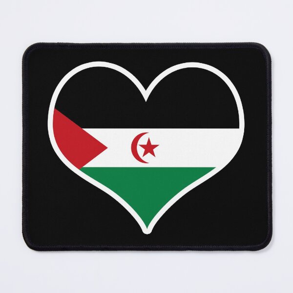 Item preview, Western Sahara Flag Heart designed and sold by PKHalford.