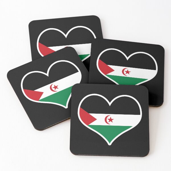 Item preview, Western Sahara Flag Heart designed and sold by PKHalford.