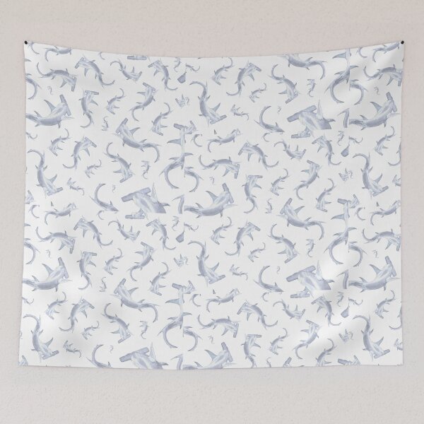 Item preview, Shark Pattern (multiple colors!) designed and sold by maxy1227.