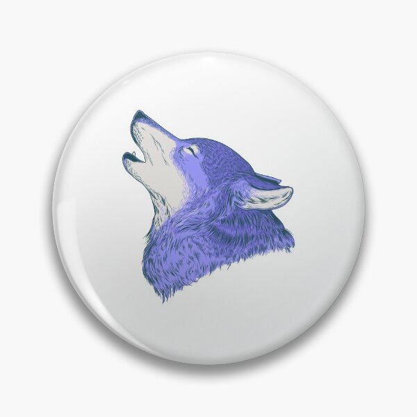 Item preview, Siberian Huskey Illustration Blue Colours designed and sold by workdivision.