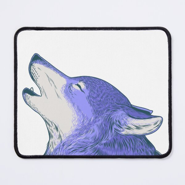 Item preview, Siberian Huskey Illustration Blue Colours designed and sold by workdivision.