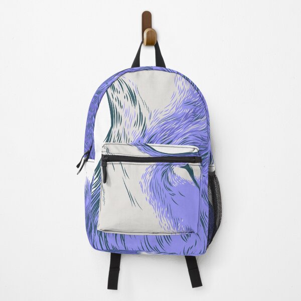 Item preview, Siberian Huskey Illustration Blue Colours designed and sold by workdivision.